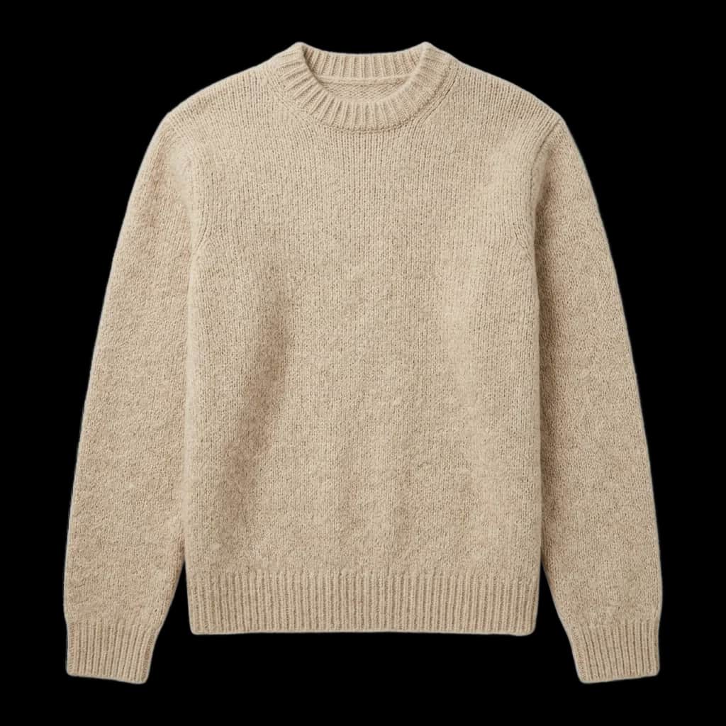 Beige Wool Sweater
