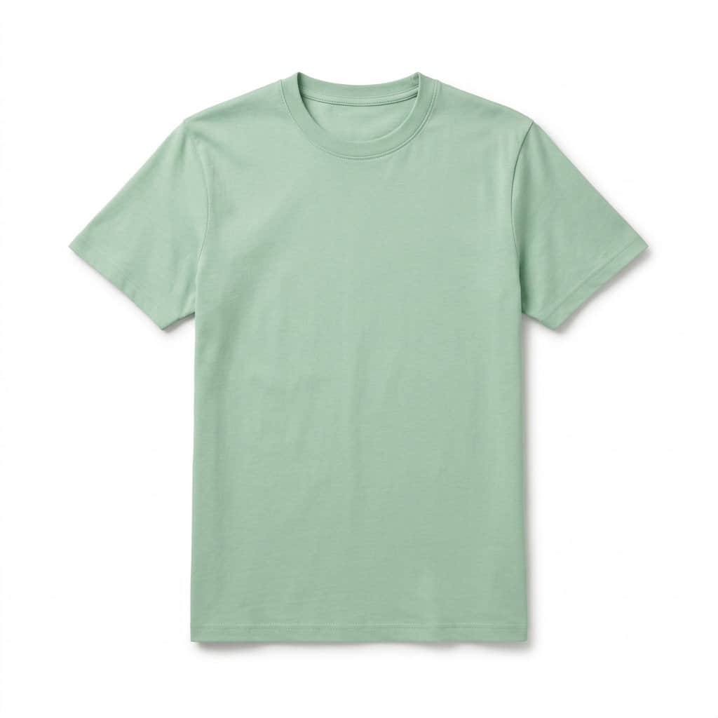 Light Green Cotton T-Shirt